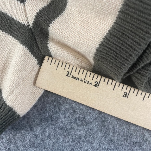 Anthropologie Shorts Small Green Striped Knit Lounge High Rise Saturday Sunday - Picture 11 of 12